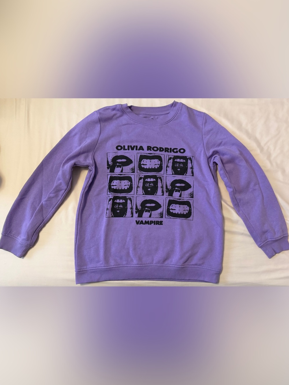 Olivia Rodrigo “Vampire” sweatshirt